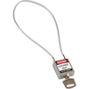 Cadenas de sécurité — Compact à câble, Gris, KD - Clé différente, Acier, 216.00 mm, 1 Boîte